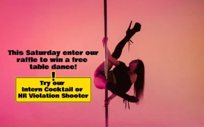 RAFFLE TO WIN A FREE TABLE DANCE